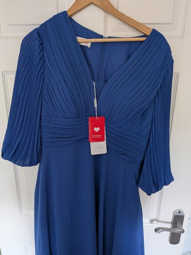 House royal blue pleated - jj's,