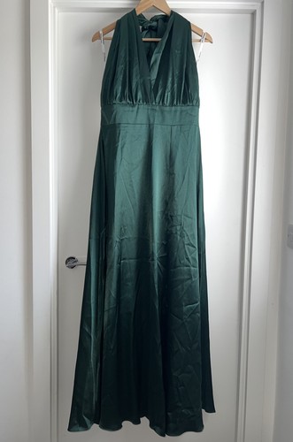 House dark green satin - house,