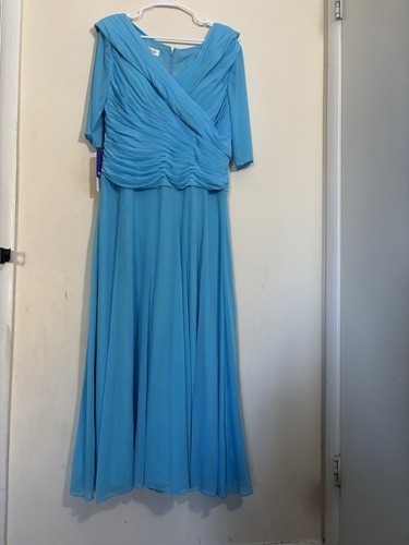 House blue ruched long - jj’s,