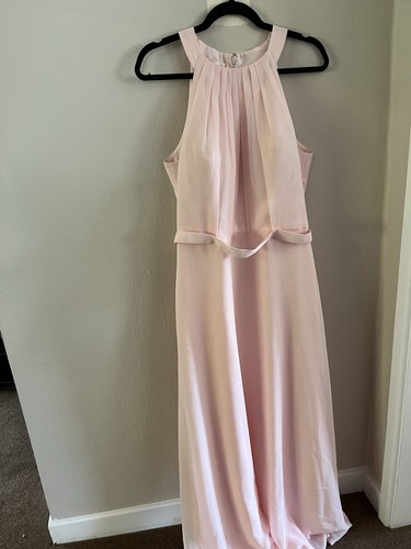 Blush pink long dress for - pink,